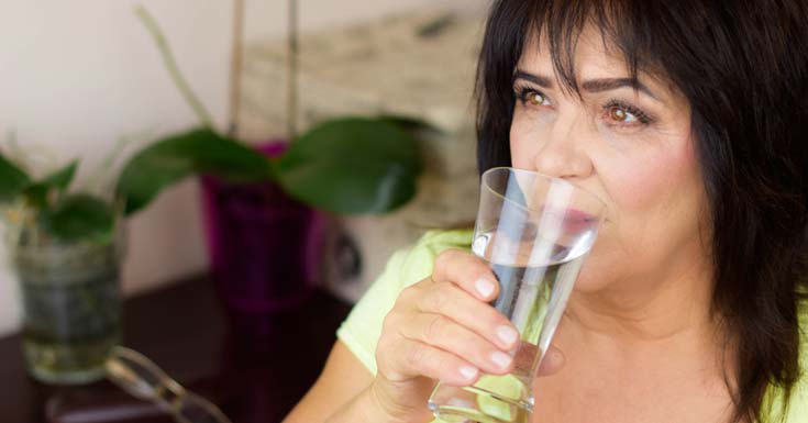 Sip Water Slowly