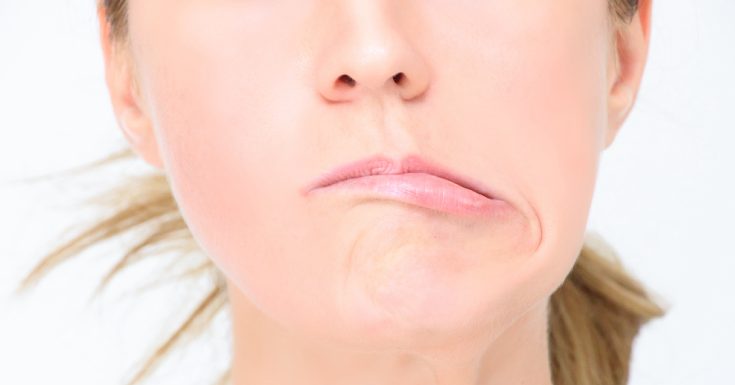 Facial twitching