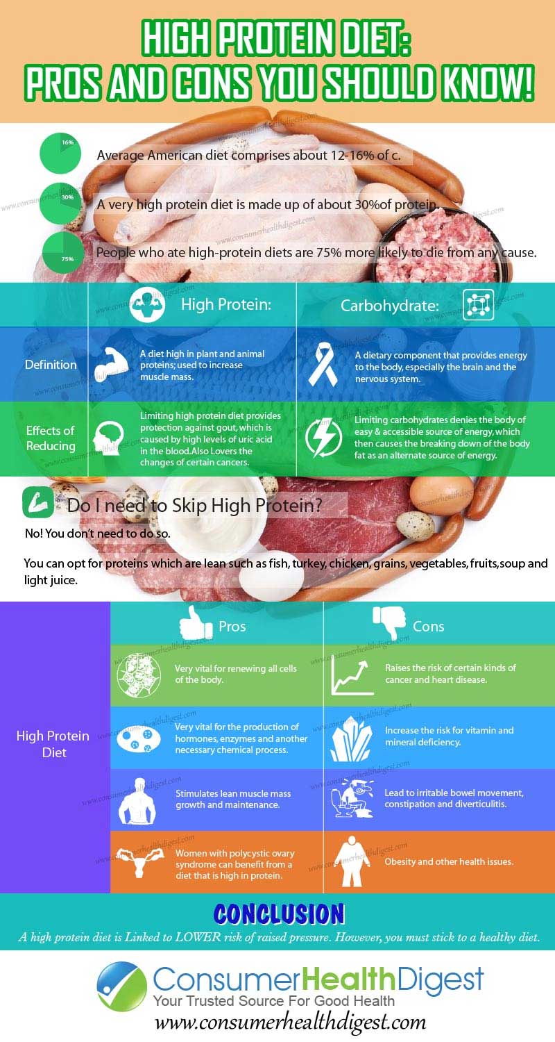 pros and cons of high protein diet