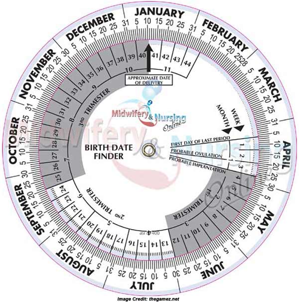 Pregnancy Due Date Chart Conception