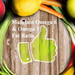 Controlling Obesity Balance Ratio Between Omega 6 and Omega 3 Fats