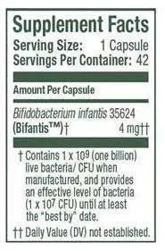 Align Probiotic Supplement Facts