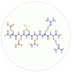Acetyl hepta-peptides