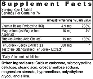 Ageless Male Supplement Facts