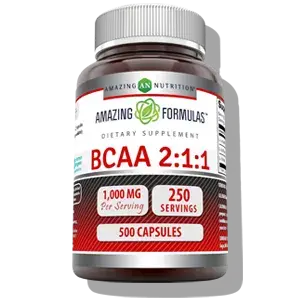 amazing nutrition amazing formulas bcaa 2:1:1 capsules