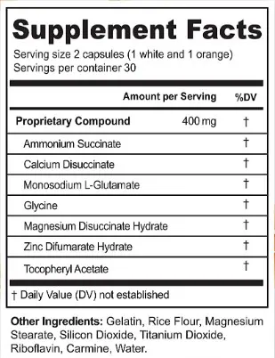 Amberen-Nahrungsergänzungsmittel