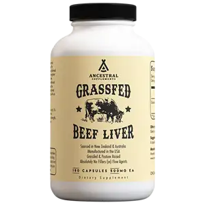 Ancestral Supplements Grass Fed Beef Liver