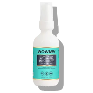 Crema hidratante antienvejecimiento wowmd para piel normal