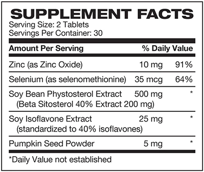Antiiva Supplement Facts