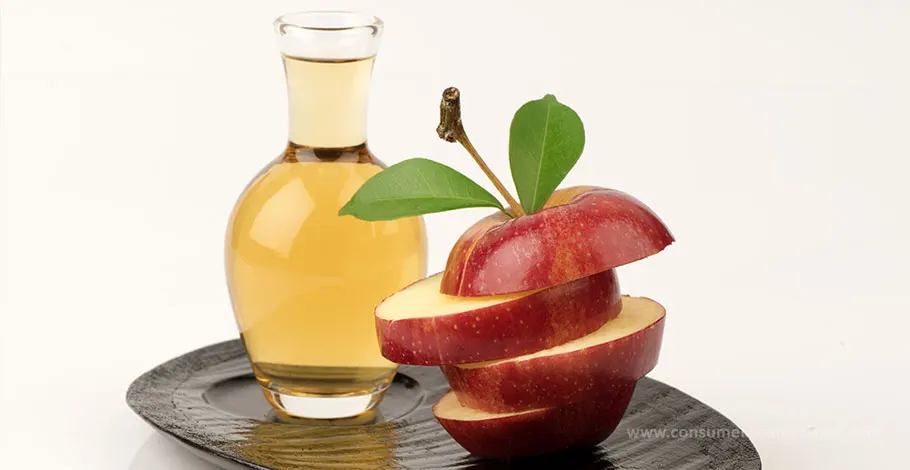Vinagre de sidra de manzana y azúcar