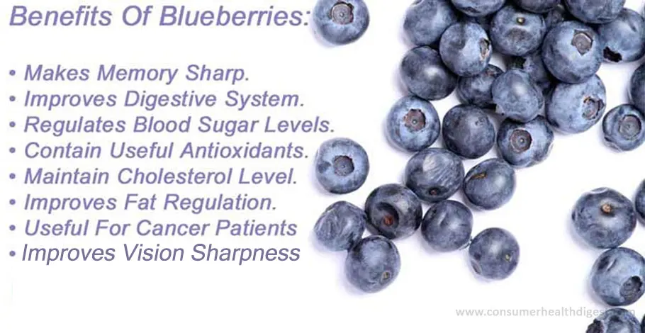 Health Benefits Of Blueberries