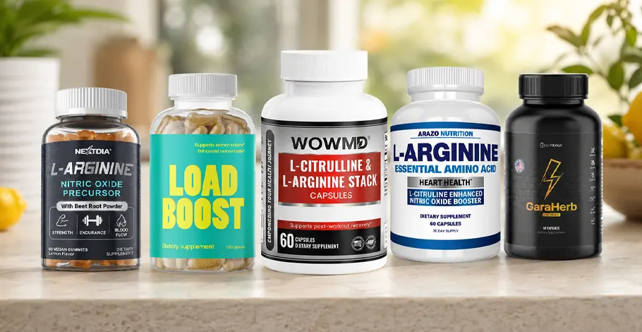 5 Best L Arginine and L Citrulline Supplements 2026: According to Dietitians