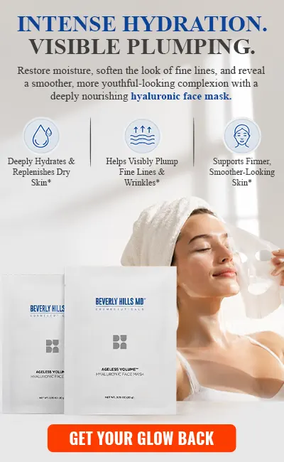Mascarilla facial con ácido hialurónico Ageless Volume