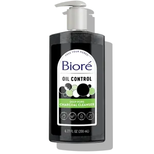 Limpiador facial de carbón activado Bioré Oil Control para poros profundos