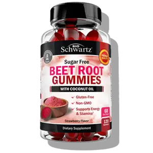 BioSchwartz zuckerfreie Rote-Bete-Gummibärchen