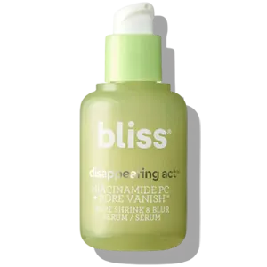 bliss niacinamide disappearing act pore serum