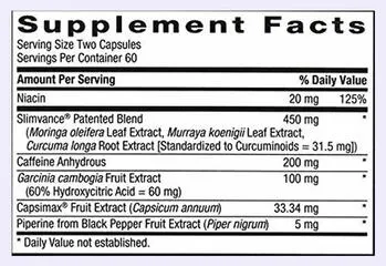 body-dynamix-slimvance-supplement-facts