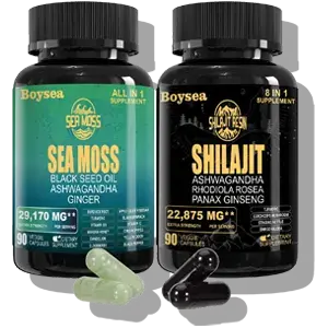 boysea shilajit and sea moss bundle