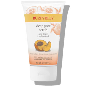 Burts Bees Porentiefen Peeling Mit Pfirsich & Weidenrinde – Sanfte Reinigung Für Strahlende Haut | 4 Oz / 113 G