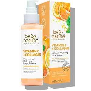 Avis sur le sérum visage à la vitamine C et au collagène de by-nature