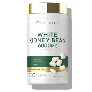 Carlyle White Kidney Bean 6000mg 200 Count