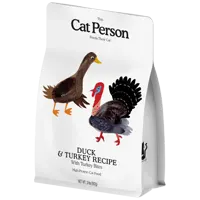 Nourriture pour chats à base de canard et de dinde