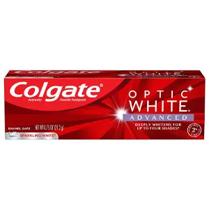 colgate optic white advanced teeth whitening