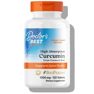 Curcumine Doctor's Best avec complexe de curcumine C3