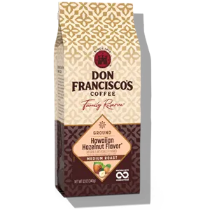 Café en grains entiers à la noisette hawaïenne de Don Francisco