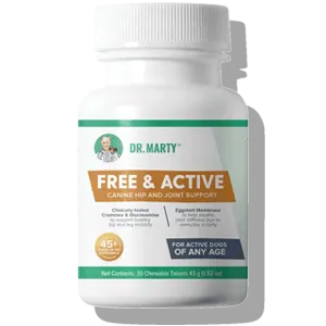 dr. marty free & active dog supplements