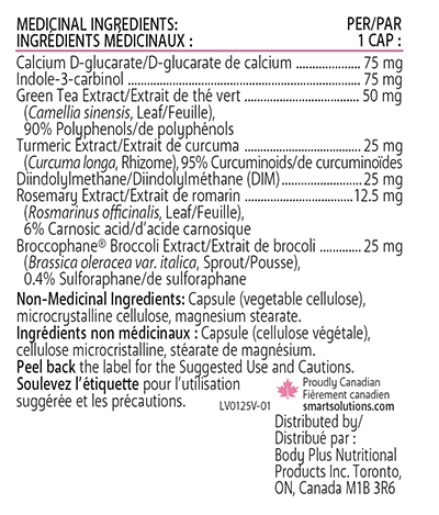 Estrosmart Supplement Facts