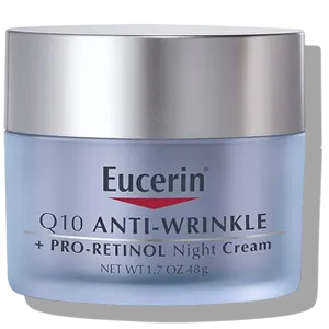 eucerin q10 anti-wrinkle night cream + pro-retinol