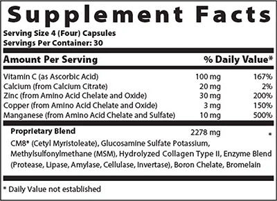 Informations sur le complément alimentaire Flexcin Load Up Formula