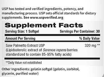 Flomentum Supplement Facts