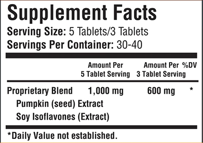 flotrol bladder support supplement facts