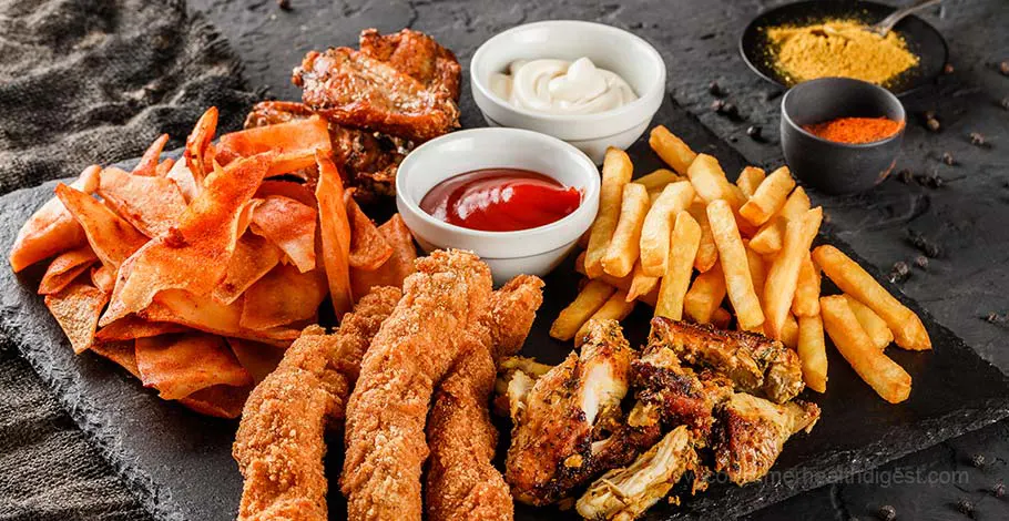 evitar los alimentos fritos