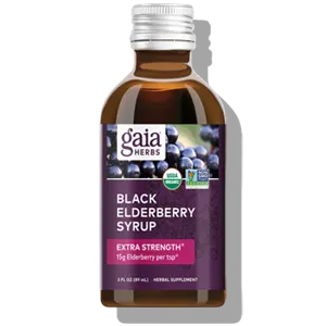 gaia herbs black elderberry syrup