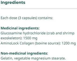 Genacol - Supplement Facts