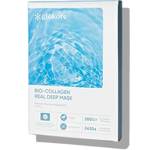 avis sur le masque au collagène bio de Glokore