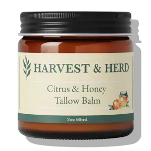 Bálsamo de sebo de cítricos y miel de Harvest & Herd