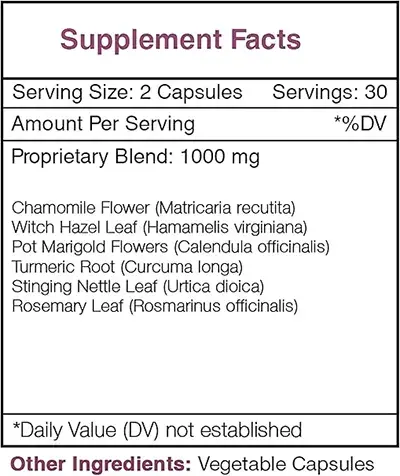 head to toe supplement facts