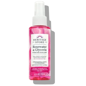 Avis sur l'eau de rose et la glycérine de Heritage Store