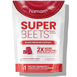 humann superbeets heart chews, nitric oxide and blood pressure support