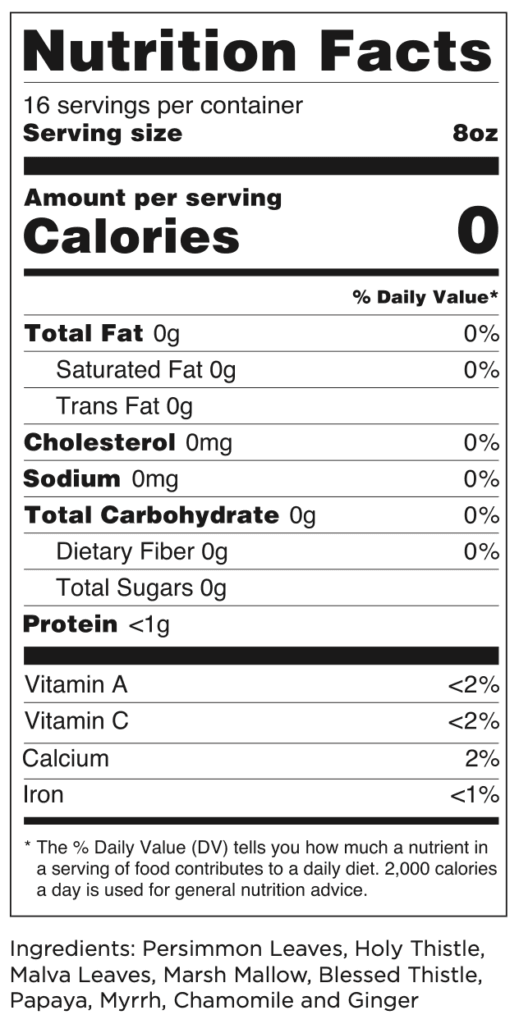 Iaso tea supplements facts