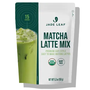 Jade Leaf Organic Cafe Style Sweetened Matcha Latte Mix