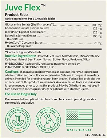 Juve Flex Supplement Facts