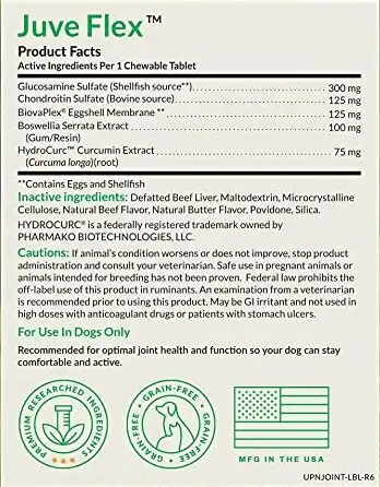 Juve Flex Supplement Facts