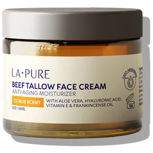 la pure beef tallow face cream