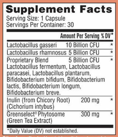 LeanBiome Supplement Facts