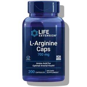 Life Extension L-Arginin-Kapseln – L-Arginin-Nahrungsergänzungsmittel für Männer und Frauen mit Vitamin C – zur Unterstützung des Immunsystems und der Herz-Kreislauf-Gesundheit